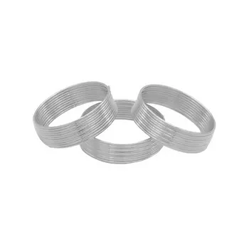 Проволока с памятью для колец, 0,6 мм, d 22 мм, 3 шт.*10 витков, Astra&amp;Craft (серебро)
