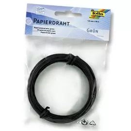 Проволока в бумажной оплетке, 1,5мм х 10м, черный (79890) Folia