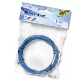 Проволока в бумажной оплетке, 1,5мм х 10м, голубой (79830) Folia
