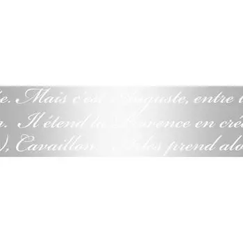Прозрачный пластиковый скотч с принтом Письмена 15мм*10м SCB490036