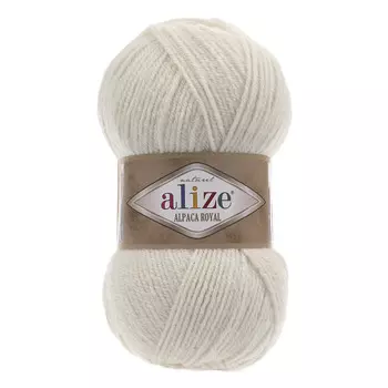 Пряжа ALIZE 'Alpaca royal' 100г 250м (55 % акрил - 30 % альпака -15 % шерсть) (152 бежевый меланж)