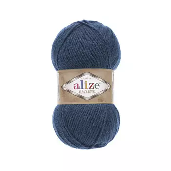 Пряжа ALIZE 'Alpaca royal' 100г 250м (55 % акрил - 30 % альпака -15 % шерсть) (381 джинса)
