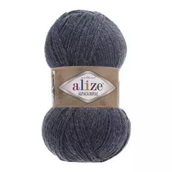 Пряжа ALIZE 'Alpaca royal' 100г 250м (55 % акрил - 30 % альпака -15 % шерсть) (203 джинс меланж)