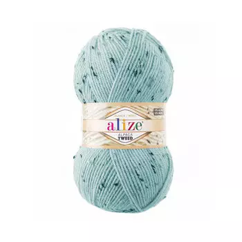 Пряжа Alize 'Alpaca Tweed' 100гр. 250м. (15% шерсть, 15% альпака, 5% вискоза, 65% акрил) (522 мята)