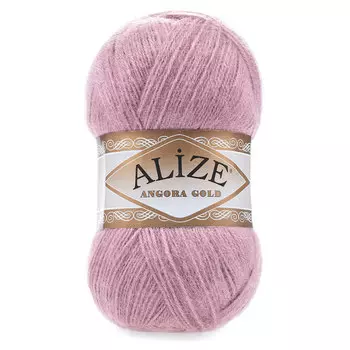 Пряжа ALIZE 'Angora Gold' 100гр. 550м (80%акр, 20%шерсть) ТУ (295 розовый)