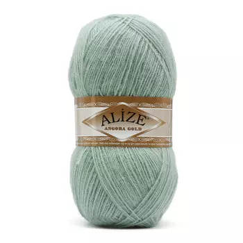 Пряжа ALIZE 'Angora Gold' 100гр. 550м (80%акр, 20%шерсть) ТУ (515 миндаль)