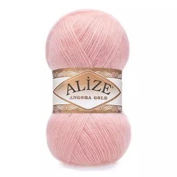 Пряжа ALIZE 'Angora Gold' 100гр. 550м (80%акр, 20%шерсть) ТУ (363 светло-розовый)