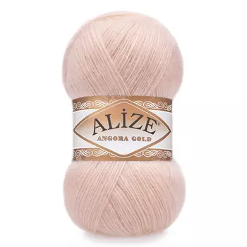 Пряжа ALIZE 'Angora Gold' 100гр. 550м (80%акр, 20%шерсть) ТУ (404 пудра)