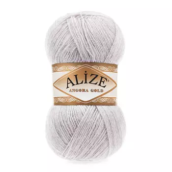 Пряжа ALIZE 'Angora Gold' 100гр. 550м (80%акр, 20%шерсть) ТУ (71 талая вода)