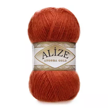 Пряжа ALIZE 'Angora Gold' 100гр. 550м (80%акр, 20%шерсть) ТУ (36 терракотовый)