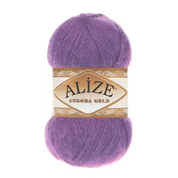 Пряжа ALIZE 'Angora Gold' 100гр. 550м (80%акр, 20%шерсть) ТУ (206 аметист)