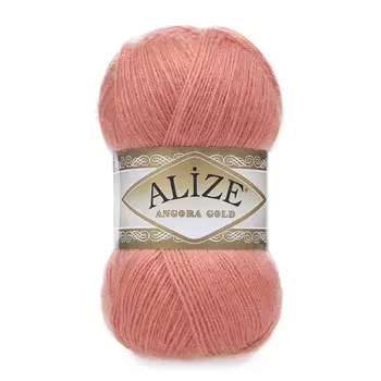 Пряжа ALIZE 'Angora Gold' 100гр. 550м (80%акр, 20%шерсть) ТУ (656 светло-коралловый)