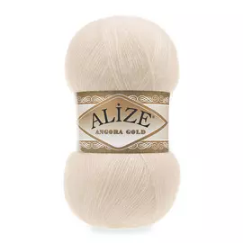 Пряжа ALIZE 'Angora Gold' 100гр. 550м (80%акр, 20%шерсть) ТУ (67 экрю)