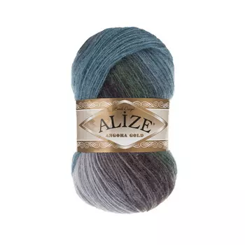 Пряжа ALIZE 'Angora Gold Batik' 100гр.550м (80%акр, 20%шерсть) ТУ (4239 секционный)
