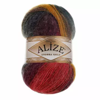 Пряжа ALIZE 'Angora Gold Batik' 100гр.550м (80%акр, 20%шерсть) ТУ (3368 секционный)