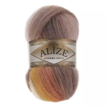 Пряжа ALIZE 'Angora Gold Batik' 100гр.550м (80%акр, 20%шерсть) ТУ (4741 секционный)