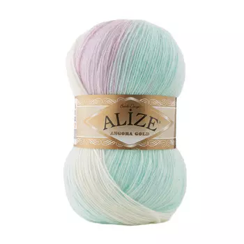 Пряжа ALIZE 'Angora Gold Batik' 100гр.550м (80%акр, 20%шерсть) ТУ (6620)