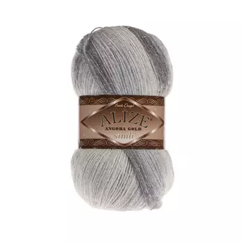 Пряжа ALIZE 'Angora Gold Batik' simli 100гр. 500м (75%акрил, 20%шерсть,5%мет.) ТУ (6959 секционный)