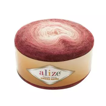 Пряжа Alize 'Angora Gold Ombre Batik' 150гр. 825м. (20% шерсть, 80% акрил) (7247 красный)