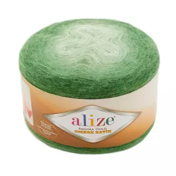 Пряжа Alize 'Angora Gold Ombre Batik' 150гр. 825м. (20% шерсть, 80% акрил) (7297 секционный)