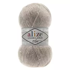 Пряжа ALIZE 'Angora Gold Star' 100гр., 410м. (17%шерсть, 11%п/э, 67% акрил, 5% паетки) ТУ (541 норка)