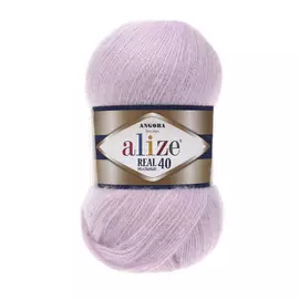 Пряжа ALIZE 'Angora real 40' 100 гр. 480м (40% шерсть, 60% акрил) (27 лиловый)