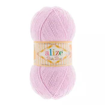 Пряжа Alize 'Baby Best' 100г 240м (10% бамбук, 90% акрил) с эффектом АНТИПИЛЛИНГ (27 лиловый)