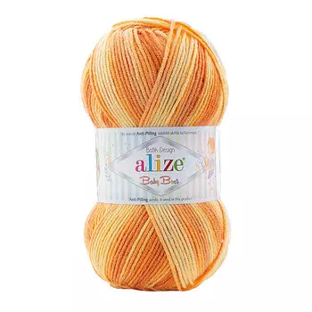 Пряжа Alize 'Baby Best Batik' 100г 240м (10% бамбук, 90% акрил) с эффектом АНТИПИЛЛИНГ (7686)