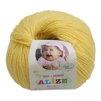 Пряжа ALIZE 'Baby wool' 50гр. 175м. (20%бамбук, 40%шерсть, 40%акрил)ТУ (187)