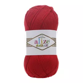 Пряжа ALIZE 'Bahar' 100гр. 260м (100% хлопок) ТУ (56 красный)