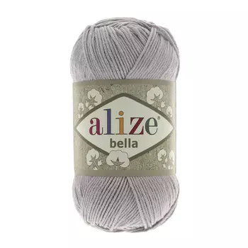 Пряжа ALIZE 'Bella' 50гр. 180м. (100% хлопок) ТУ (21 светло-серый)