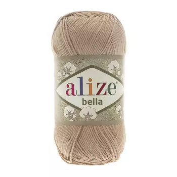Пряжа ALIZE 'Bella' 50гр. 180м. (100% хлопок) ТУ (76 светло-бежевый)
