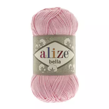 Пряжа ALIZE 'Bella' 50гр. 180м. (100% хлопок) ТУ (32 светло-розовый)
