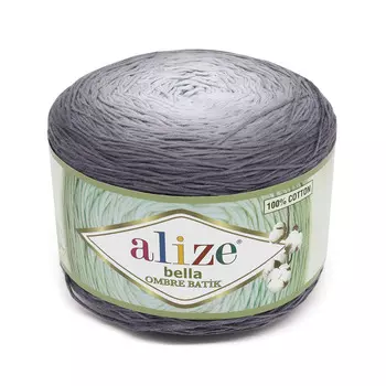 Пряжа Alize 'Bella Ombre Batik' 250г 900м (100% хлопок) (7411 серо-голубой)