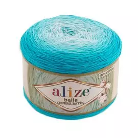 Пряжа Alize 'Bella Ombre Batik' 250г 900м (100% хлопок) (7409 голубой)