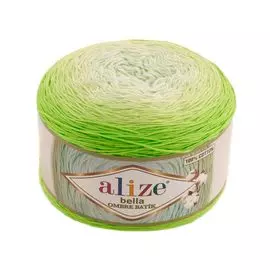 Пряжа Alize 'Bella Ombre Batik' 250г 900м (100% хлопок) (7412 салатовый)