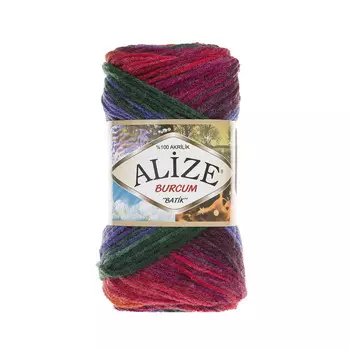 Пряжа ALIZE 'Burcum Batik' 100гр. 210м. (100% акрил) ТУ (4343 секционный)