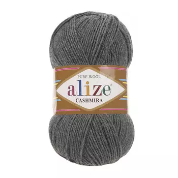 Пряжа ALIZE 'Cashmira' 100гр.300м (100%шерсть) ТУ (182 серый)