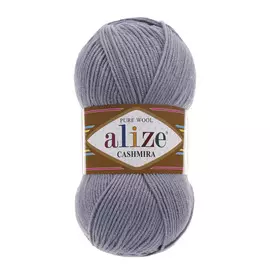 Пряжа ALIZE 'Cashmira' 100гр.300м (100%шерсть) ТУ (119 серо-голубой)