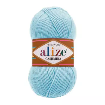 Пряжа ALIZE 'Cashmira' 100гр.300м (100%шерсть) ТУ (480 светло-синий)