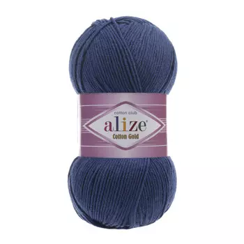 Пряжа ALIZE 'Cotton gold' (55%хлопок,45%акрил)ТУ (279 джинс)