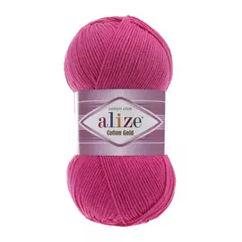Пряжа ALIZE 'Cotton gold' (55%хлопок,45%акрил)ТУ (149 фуксия)