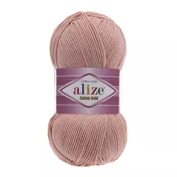 Пряжа ALIZE 'Cotton gold' (55%хлопок,45%акрил)ТУ (161 пудра)
