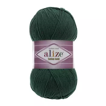 Пряжа ALIZE 'Cotton gold' (55%хлопок,45%акрил)ТУ (426 петроль)