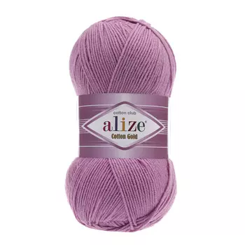 Пряжа ALIZE 'Cotton gold' (55%хлопок,45%акрил)ТУ (98 розовый)