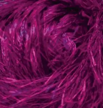 Пряжа ALIZE 'Decofur' травка 100гр. 110м. (100%п/э) ТУ (621 темная фуксия)