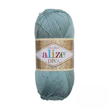 Пряжа ALIZE 'Diva' 100гр. 350м. (100% микрофибра) ТУ (463 мята)