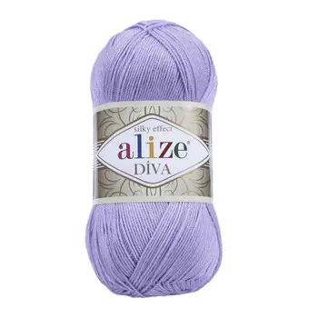 Пряжа ALIZE 'Diva' 100гр. 350м. (100% микрофибра) ТУ (158 сирень)