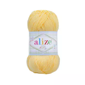 Пряжа ALIZE 'DİVA BABY' 100гр. 350м (100% Mикрофибра Aкрил) (187 лимонный)
