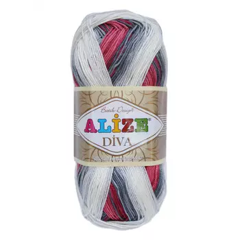 Пряжа ALIZE 'Diva batik' 100гр. 350м. (100% микрофибра) ТУ (5740)